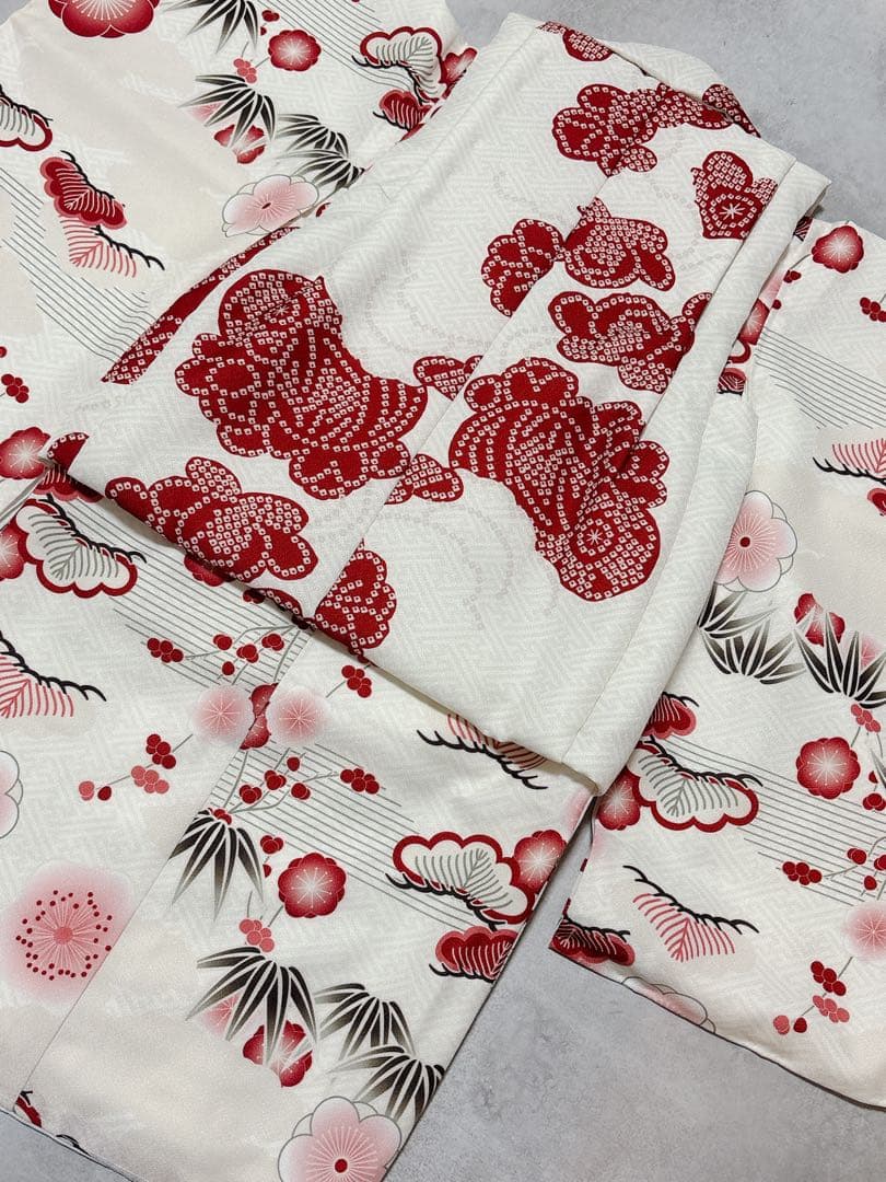 新品 utatane ひよこ商店 七五三 着物 3歳 女の子 被布フルセット