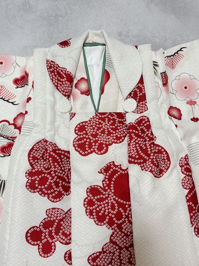 新品 utatane ひよこ商店 七五三 着物 3歳 女の子 被布フルセット