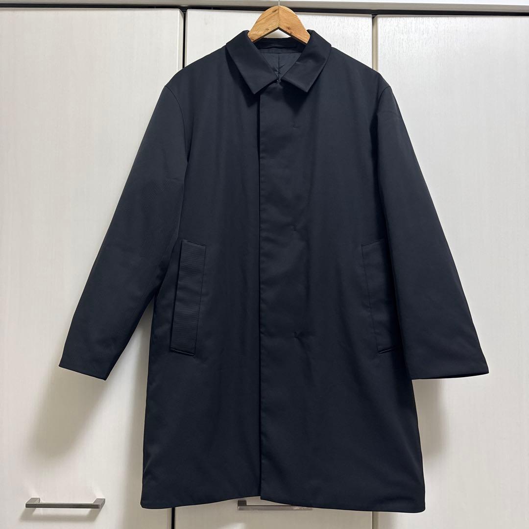 ユニクロ パフテックハーフコート ブラック XS - メルカリ