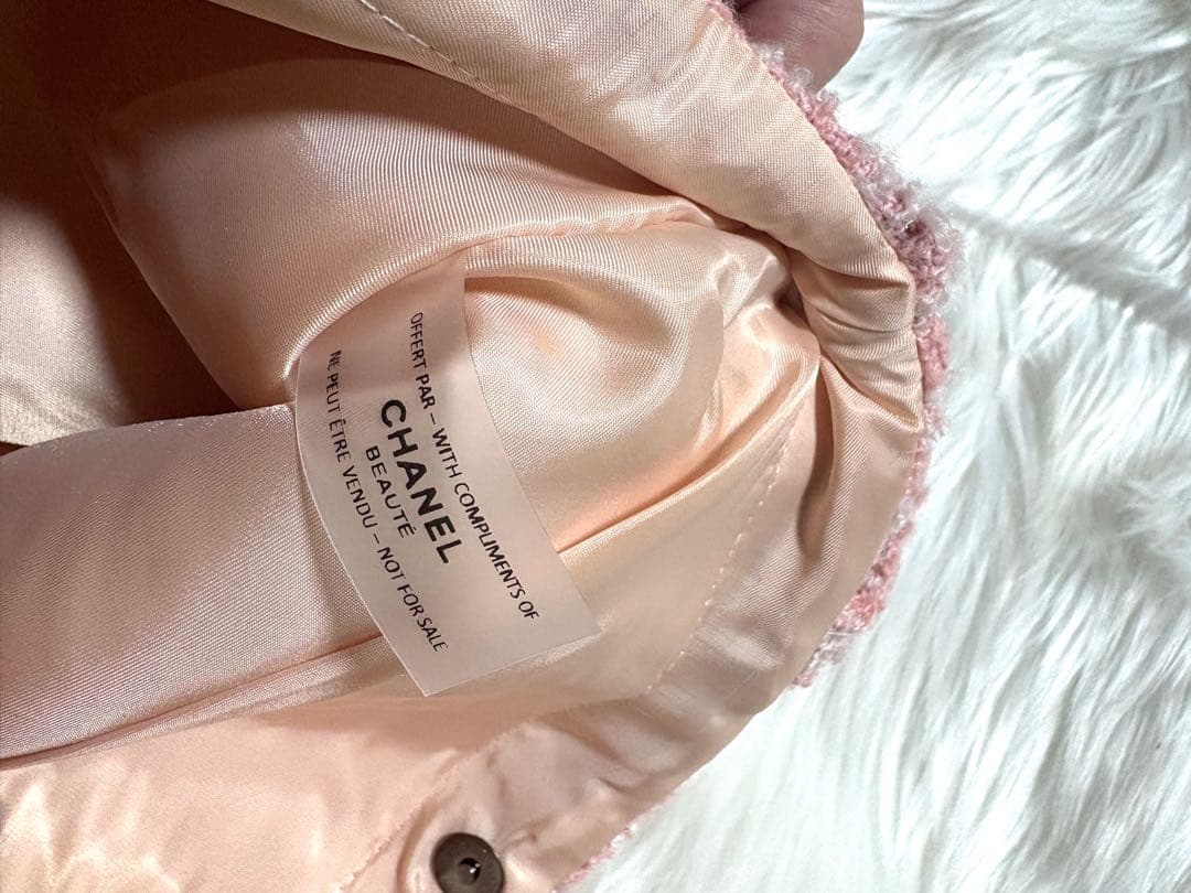 キ*ン様 シャネル CHANEL ピンク ラメ ツイード トートバッグ