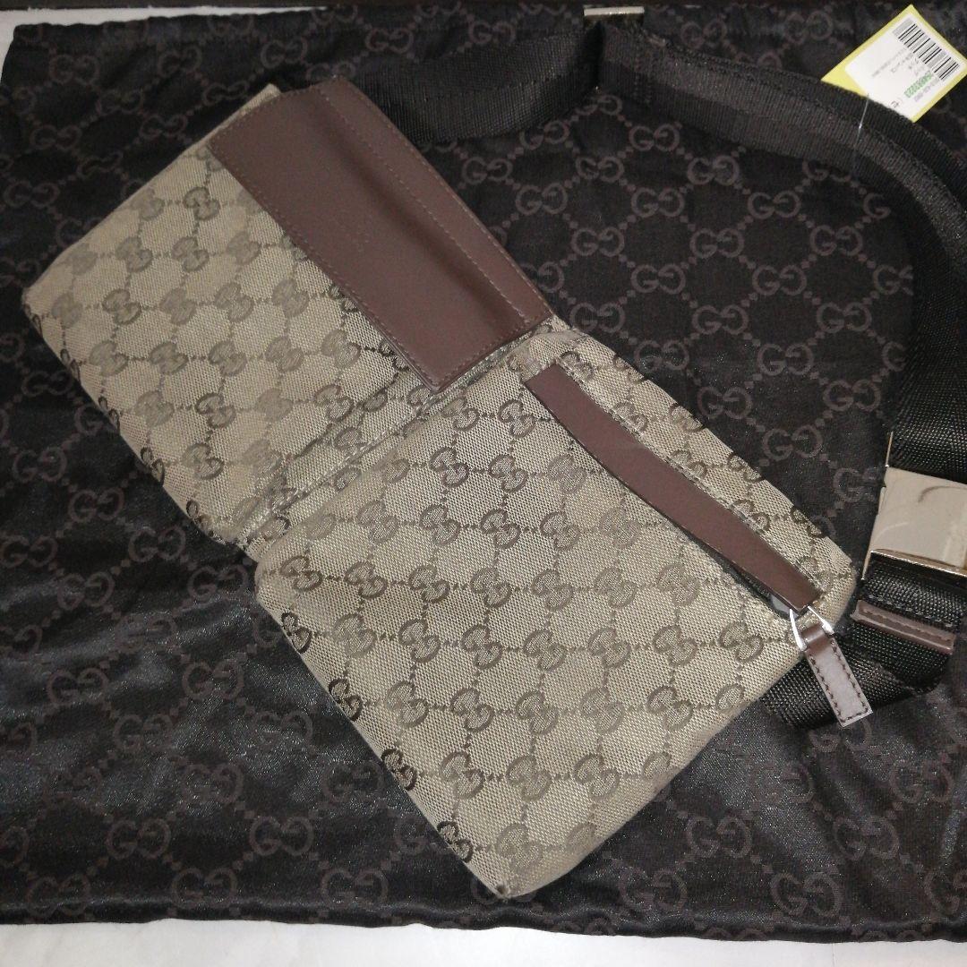 GUCCI ボディバッグ GGパターン ベージュ