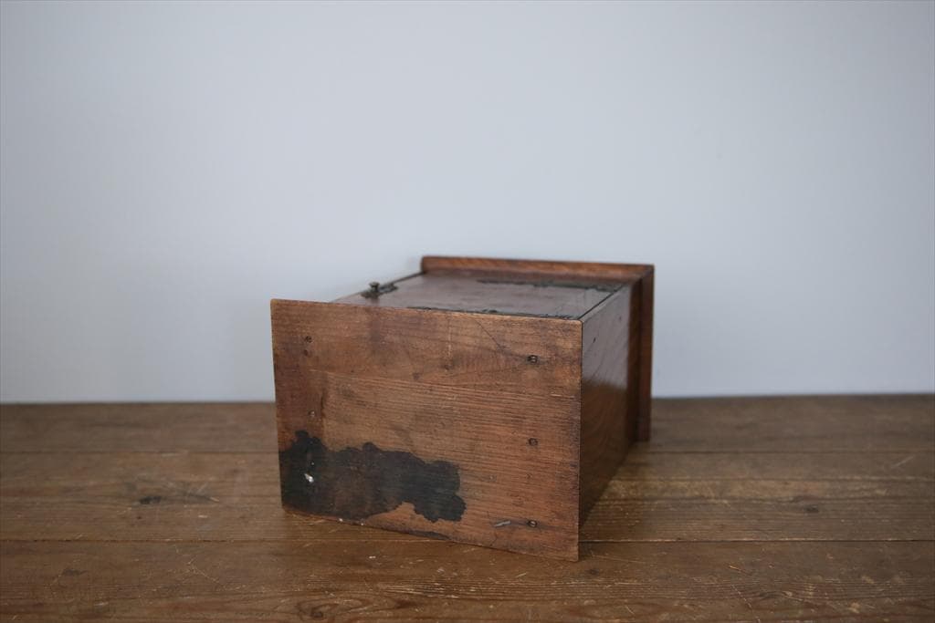 英国アンティーク木製パイプキャビネット/壁掛け収納シェルフ/飾り棚