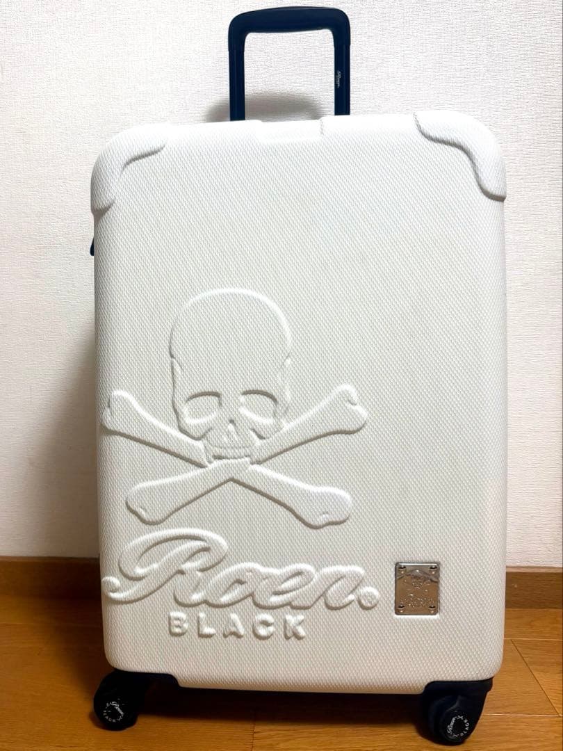 ROEN スーツケース キャリーバッグ スカル ドクロ ホワイト（中古