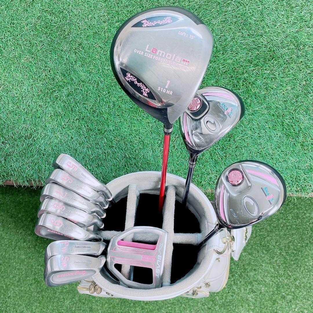 ゴルフクラブ　レディースセット　初心者　Lamola やさしい　入門　N2043