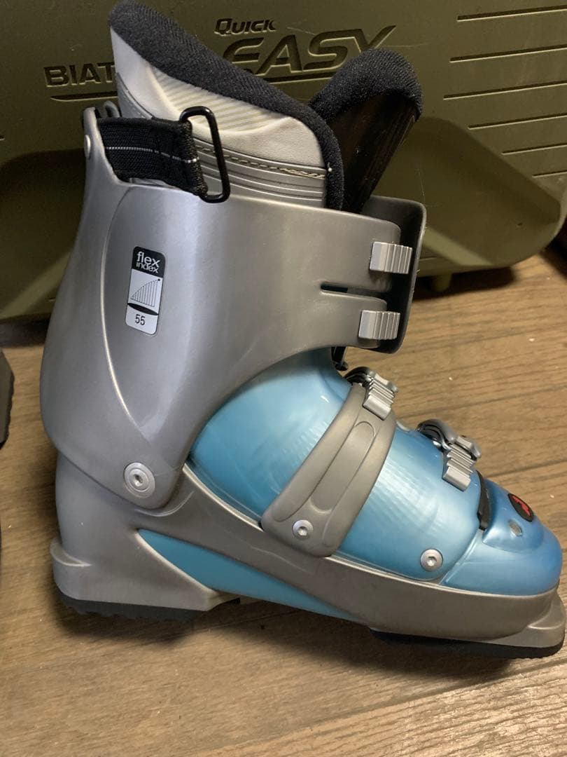 送料込み　NORDICA　スキーブーツ　24.5cm　ブルー