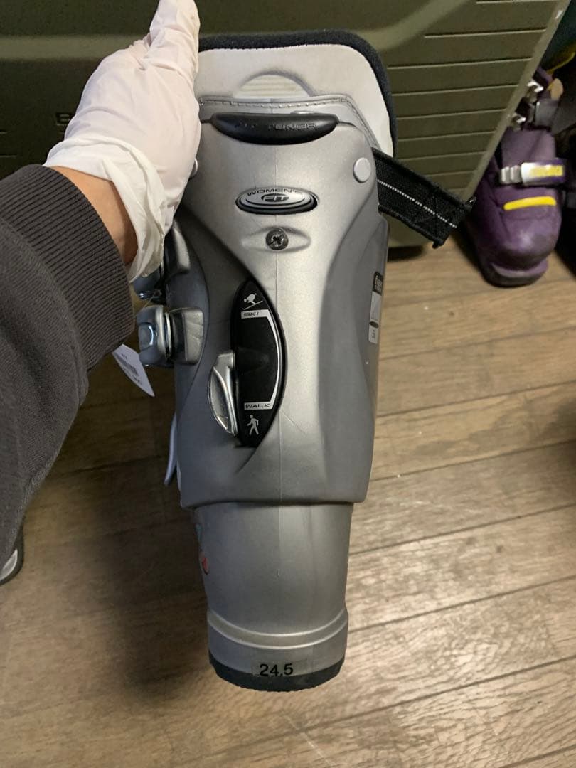 送料込み　NORDICA　スキーブーツ　24.5cm　ブルー