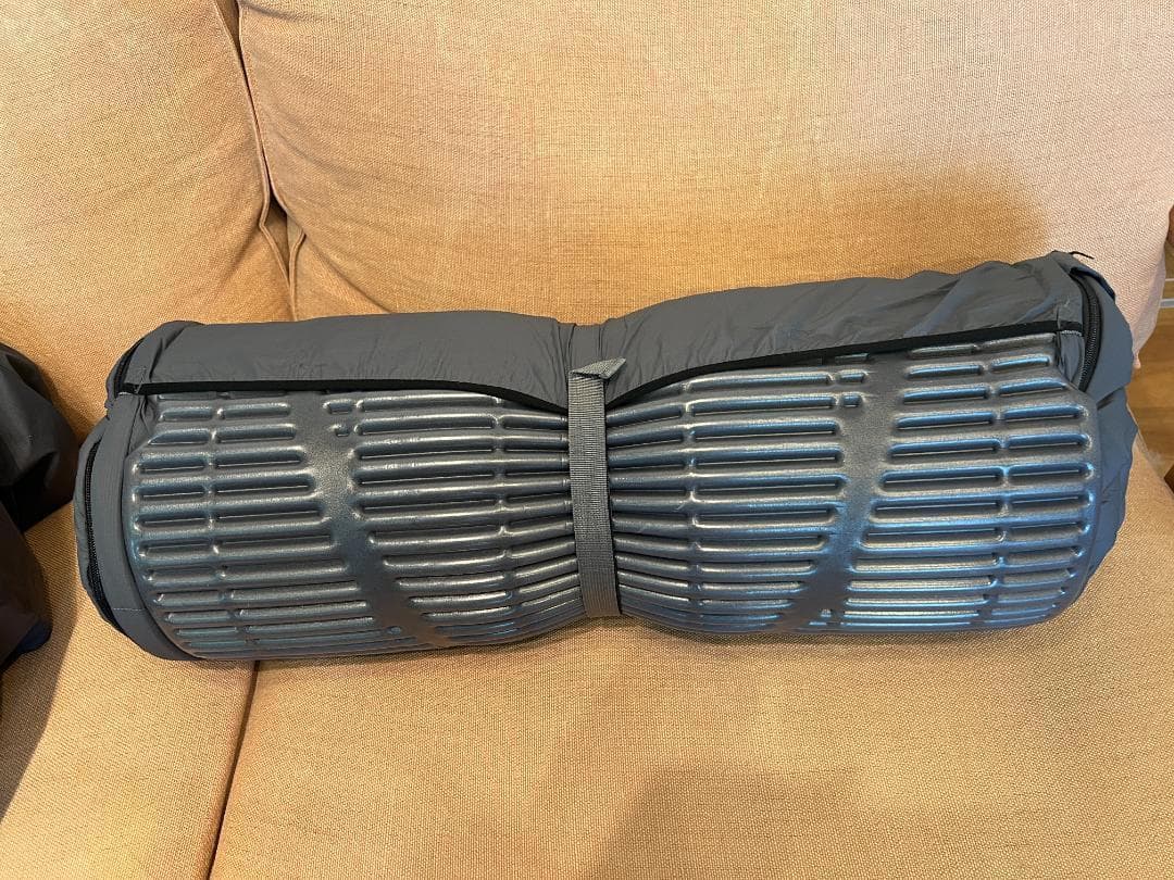 さっちゃん 新品）2個セット シュラフ マットプラス グレー 寝袋 2/19