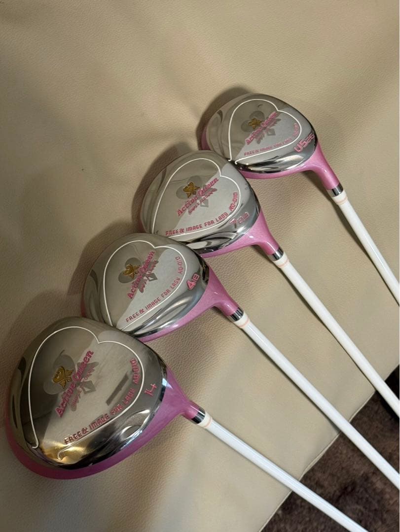 デ*ォ様 【送料込み】アクティブクイーン ゴルフセット レディース