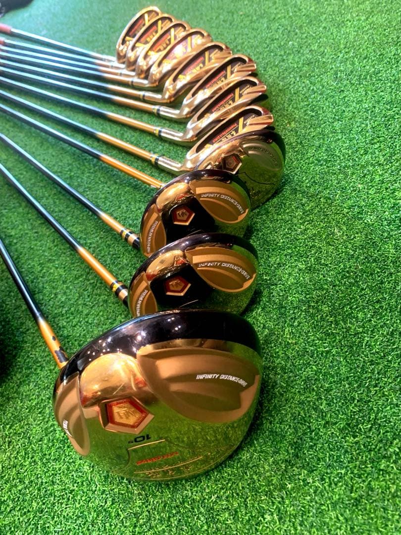希少　ムツミホンマ　本間睦 ゴールド　ゴルフクラブ セット￼ 高反発　激飛び
