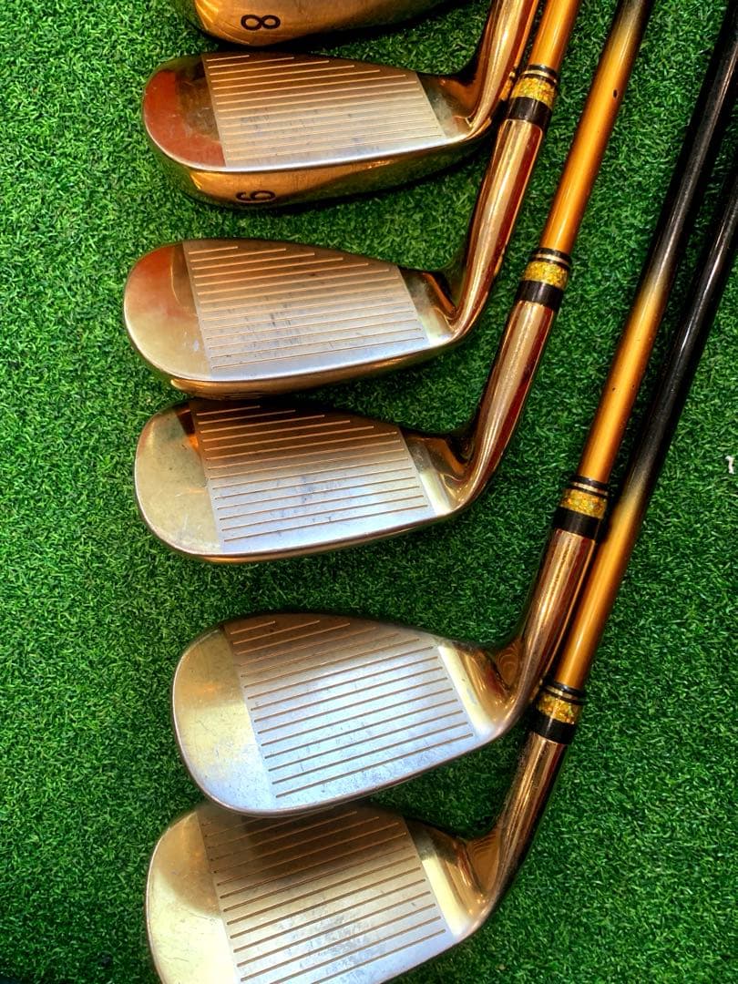 希少　ムツミホンマ　本間睦 ゴールド　ゴルフクラブ セット￼ 高反発　激飛び