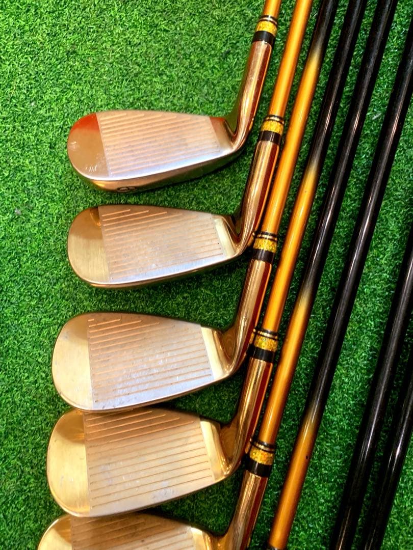 希少　ムツミホンマ　本間睦 ゴールド　ゴルフクラブ セット￼ 高反発　激飛び