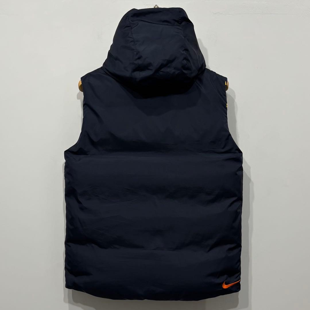 美品 名作 FCRB NIKE スター 星 総柄 リバーシブル ダウンベスト M