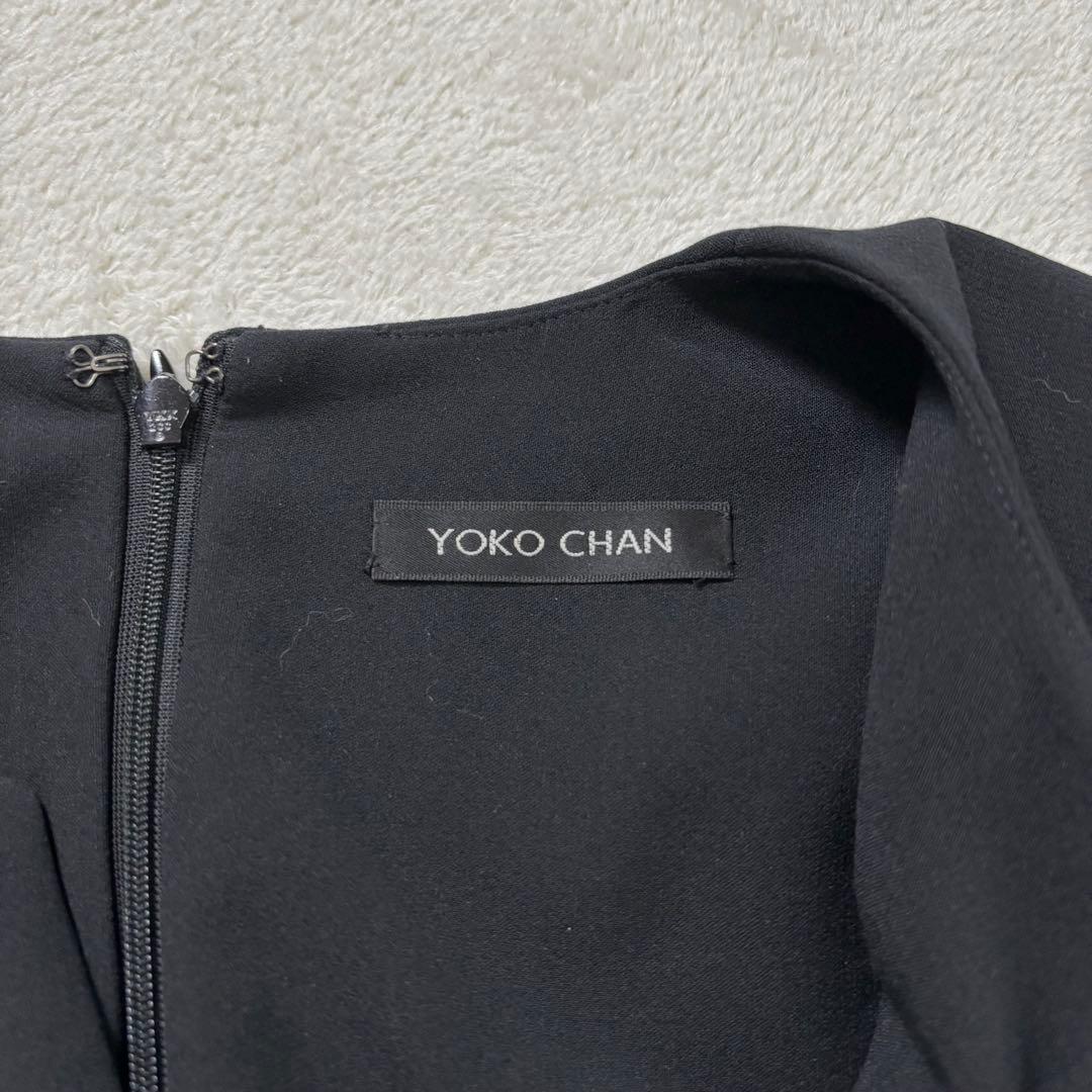 極美品✨️ヨーコチャン コクーンワンピース パール ストレッチ ノースリーブ