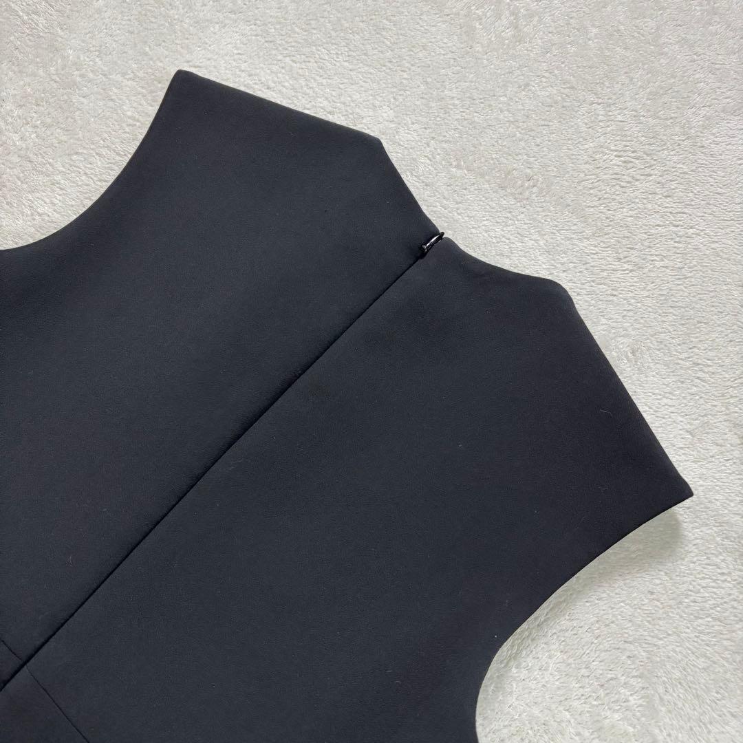 極美品✨️ヨーコチャン コクーンワンピース パール ストレッチ ノースリーブ