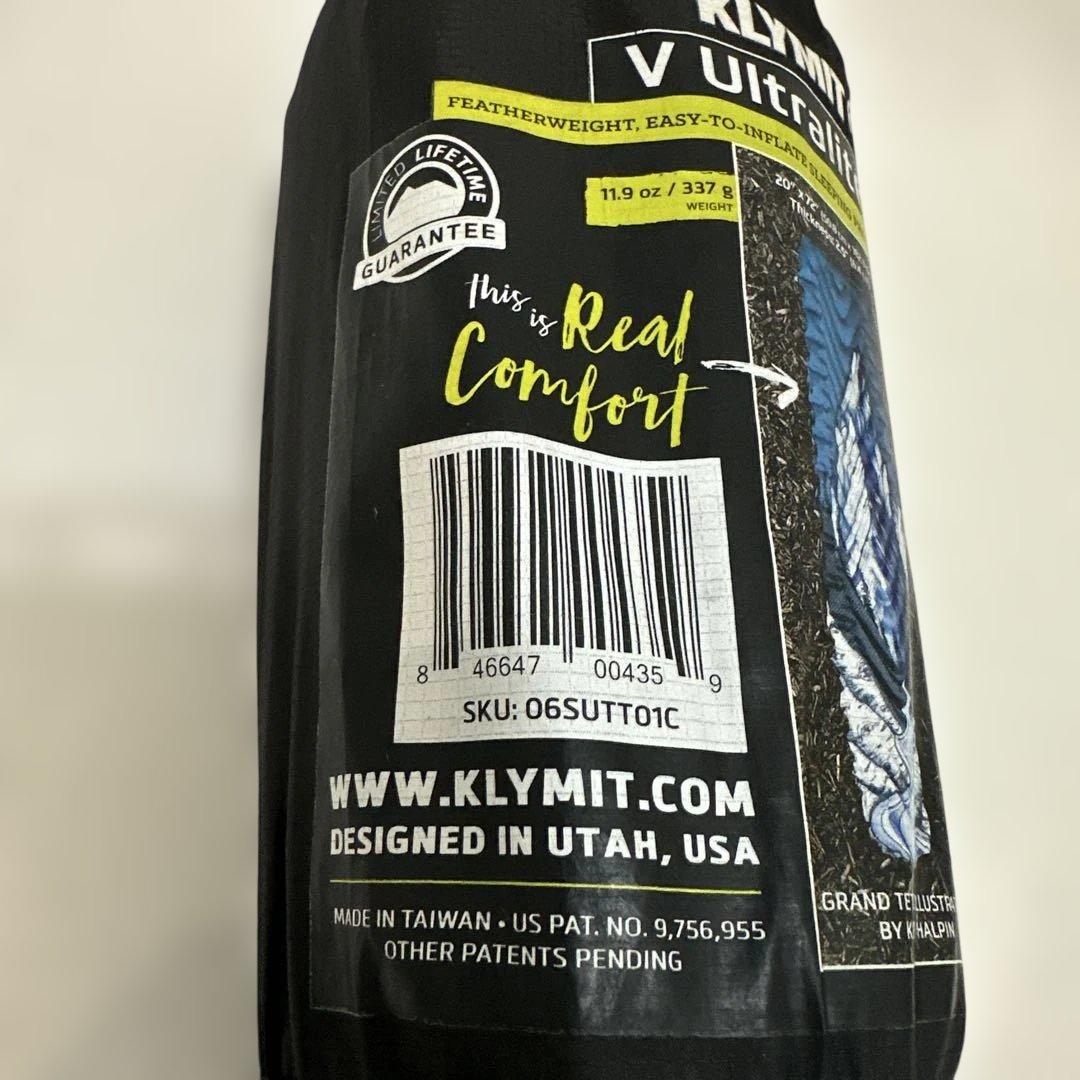 希少 廃番 klymit v ultra lite sl グランドティトン 中古