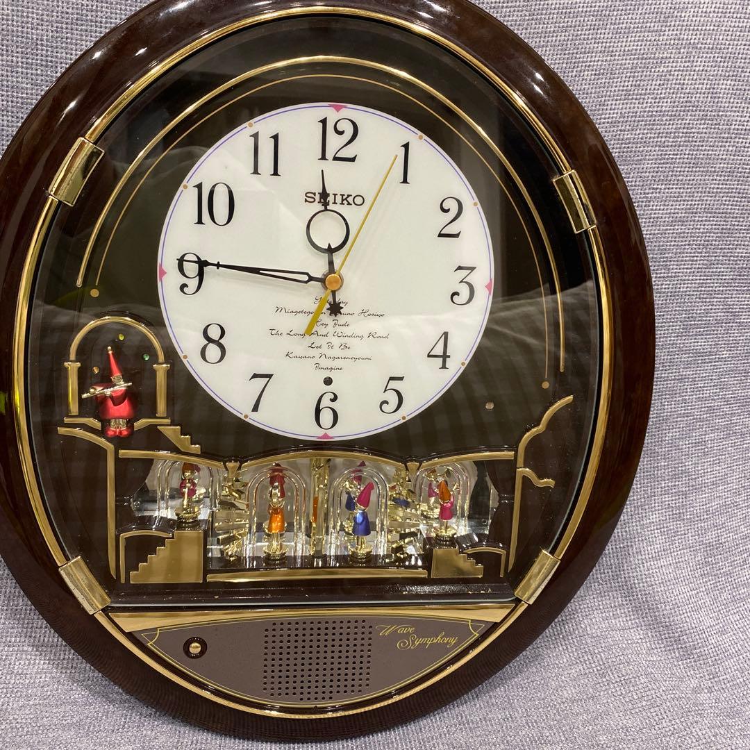 SEIKO セイコー からくり時計 電波時計 ウェーブシンフォニー RE551B