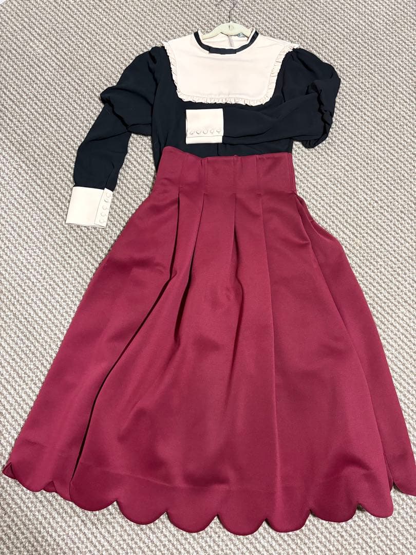 canone シスター気取るフリルブラウス&しゃんと歩けるボリュームスカート