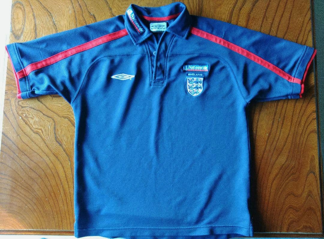 希少】UMBRO イングランド代表 ポロシャツ Nationwide Sサイズ