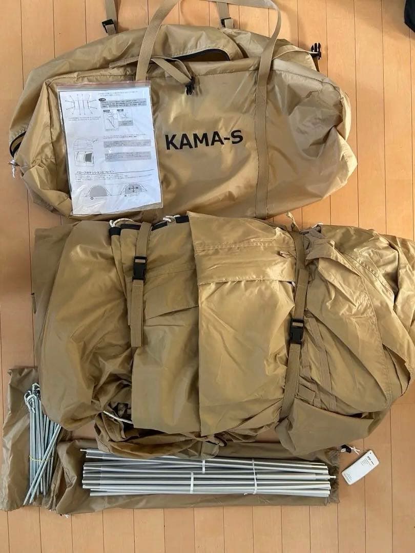 かまぼこテント3s カママット、カマシールド3点セット