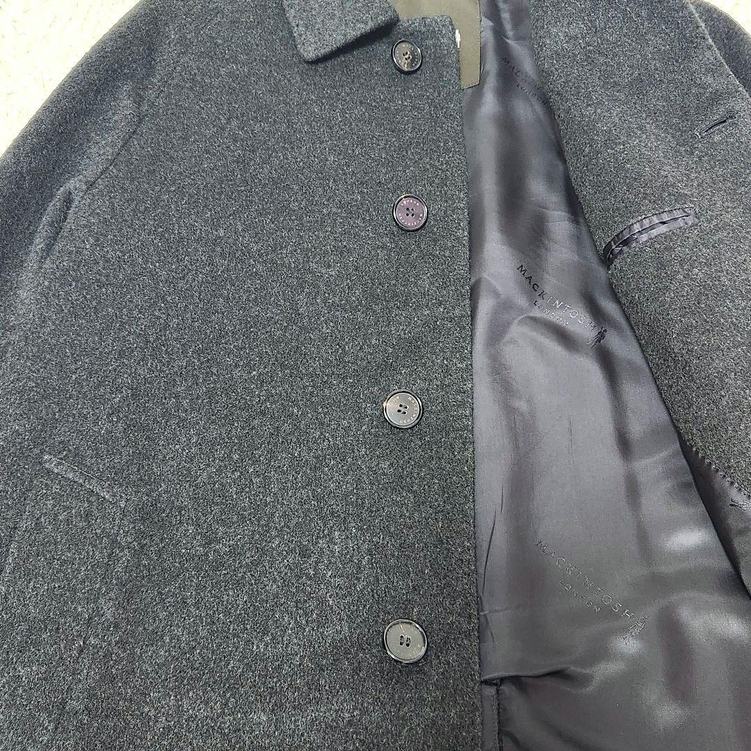 ✨未使用級✨カシミヤ100%✨マッキントッシュロンドン❣️ステンカラーコート　L