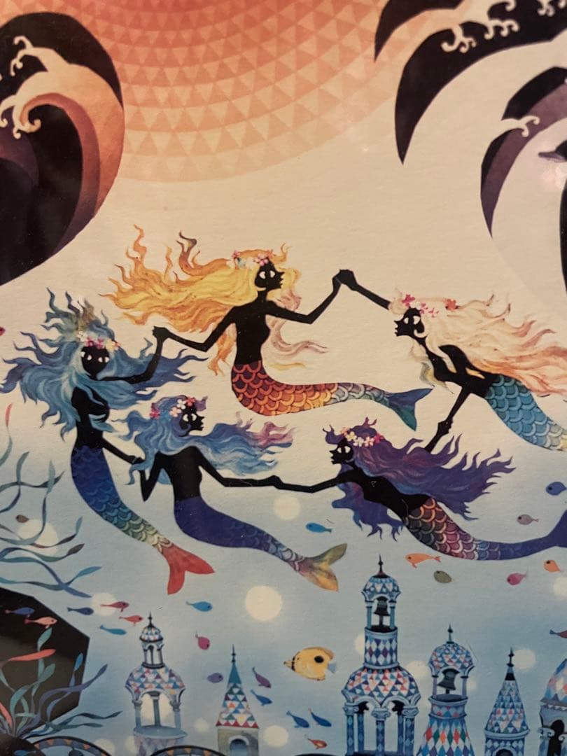 polish37藤城 清治 作 リトグラフ作品『光る海』