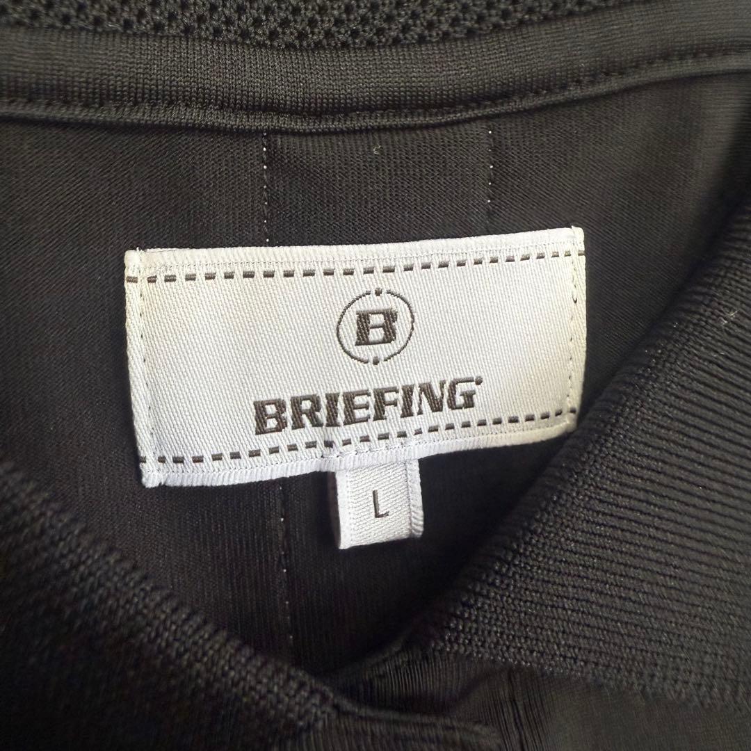 【ブリーフィングゴルフ】極美品♡ポロシャツ 背面ロゴ 2024年モデル L