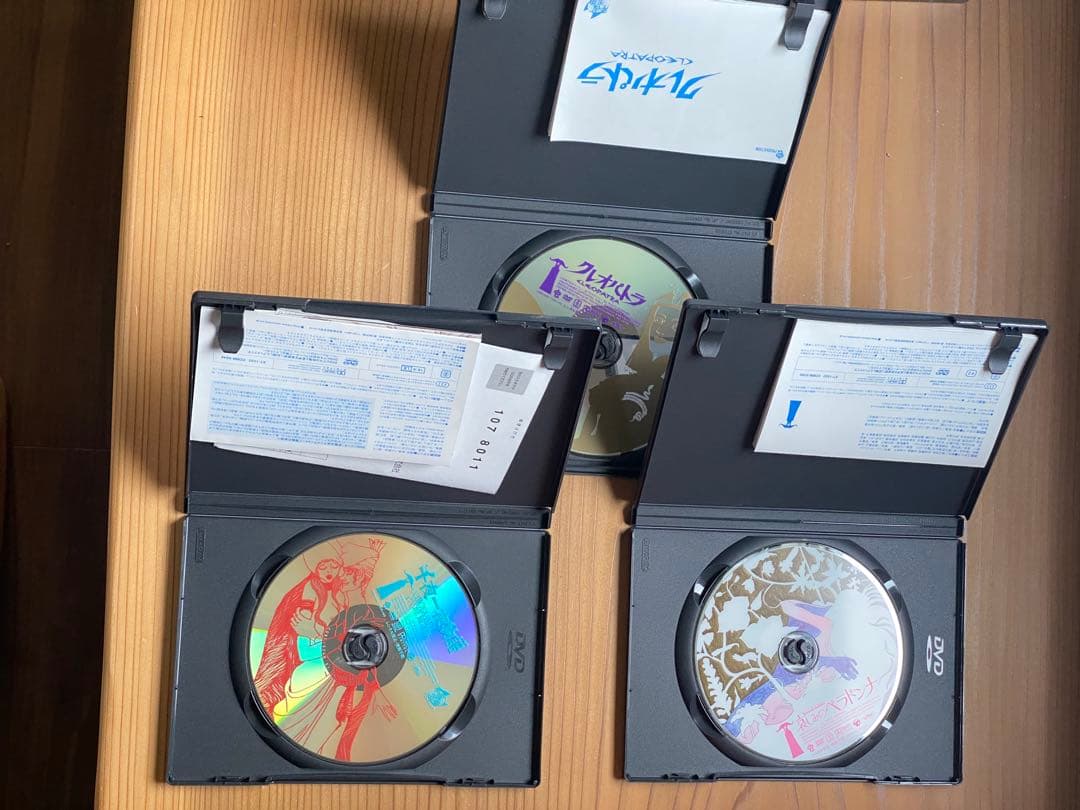 手塚治虫 DVDBOX3枚組 千夜一夜物語 クレオパトラ 哀しみのベラドンナ