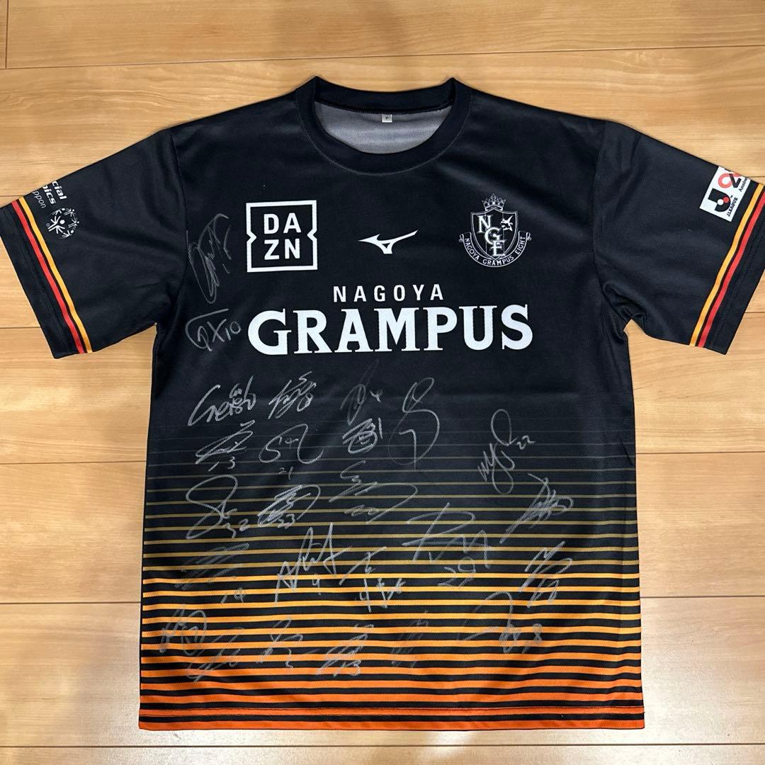 最終値下げ　名古屋グランパス　選手サイン入りユニフォーム　Jリーグ25周年記念