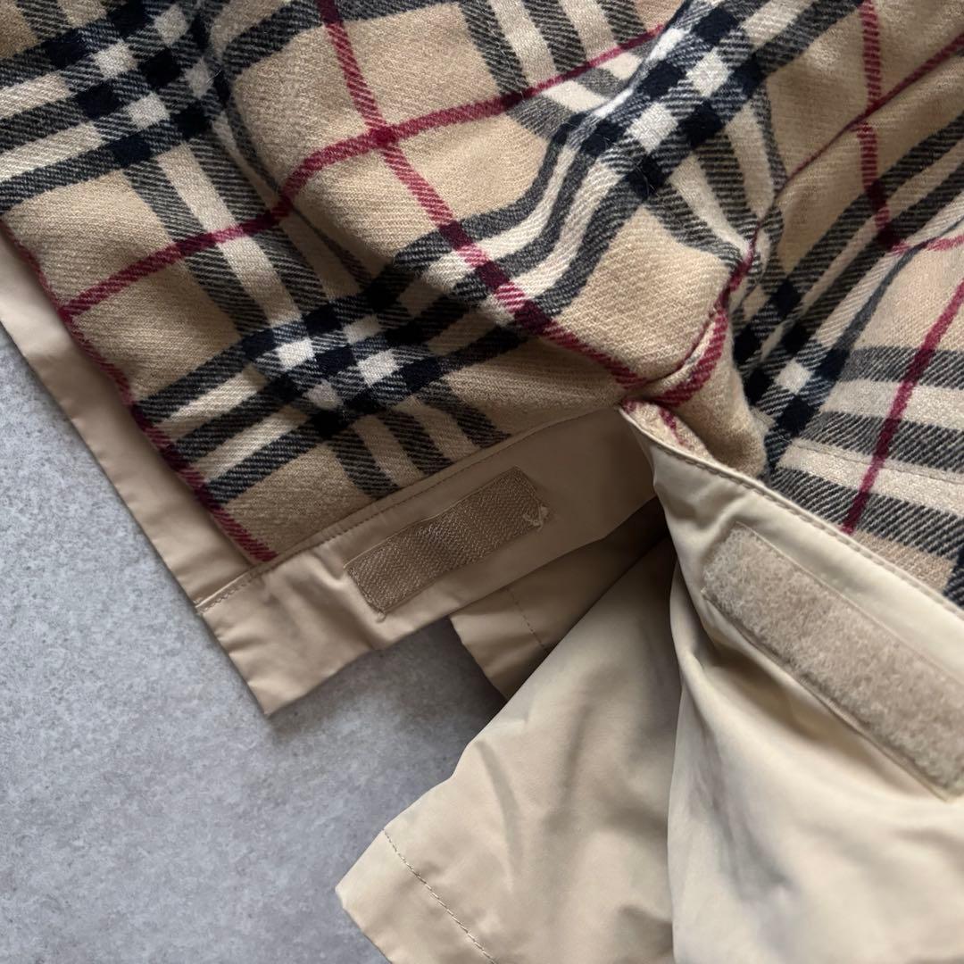 BurberryLondon ステンカラーコートベージュノバチェックシティボーイ