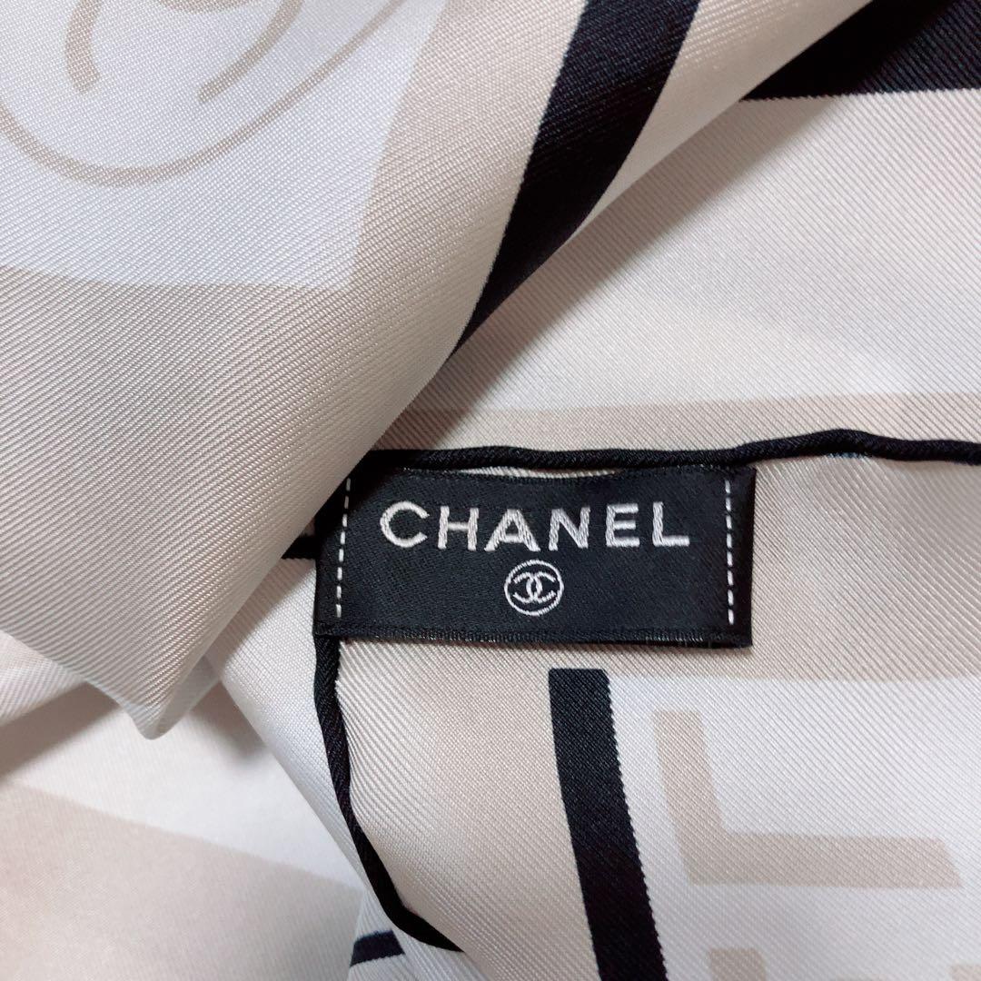 箱付き⭕️シャネル CHANEL シャネル22 大判スカーフ シルク100%