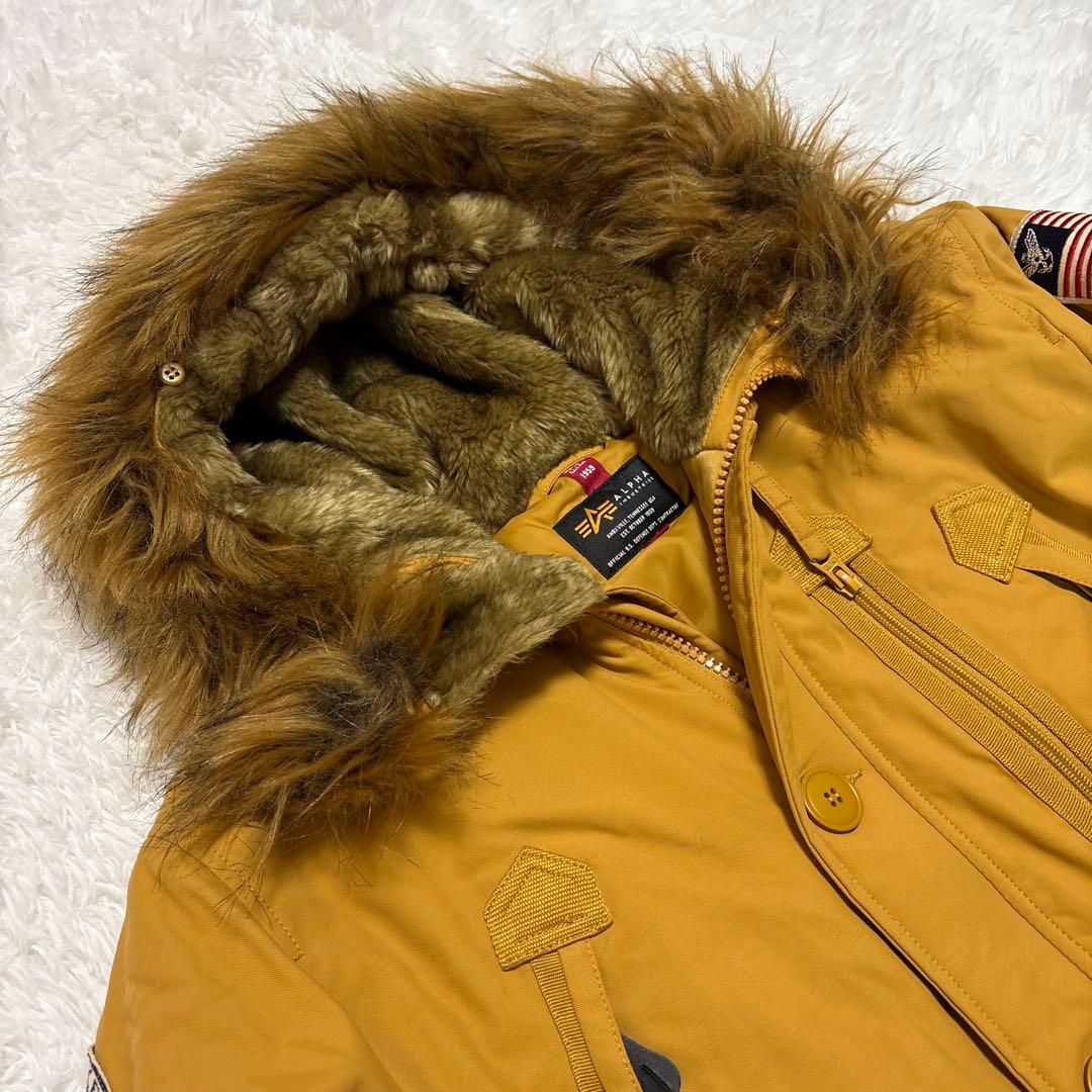 希少カラー ALPHA INDUSTRIES N-3B サイズS 美品
