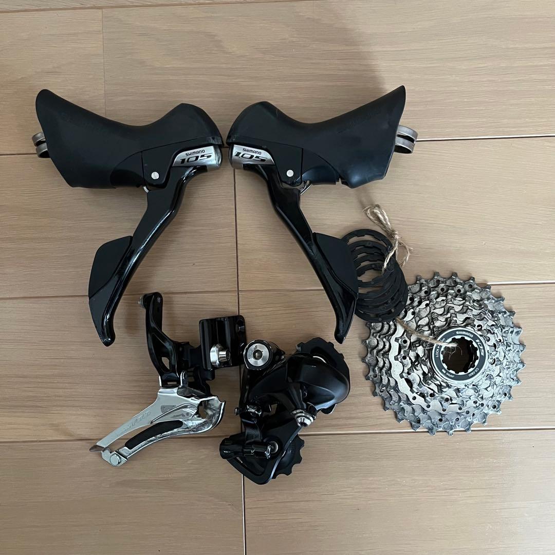 Shimano 105 5800 コンポセットSTIレバー RD FD 11速