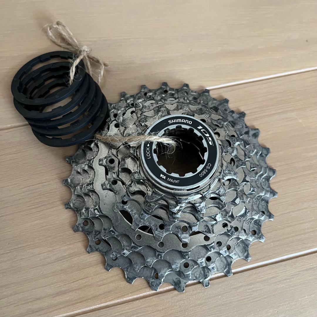 Shimano 105 5800 コンポセットSTIレバー RD FD 11速