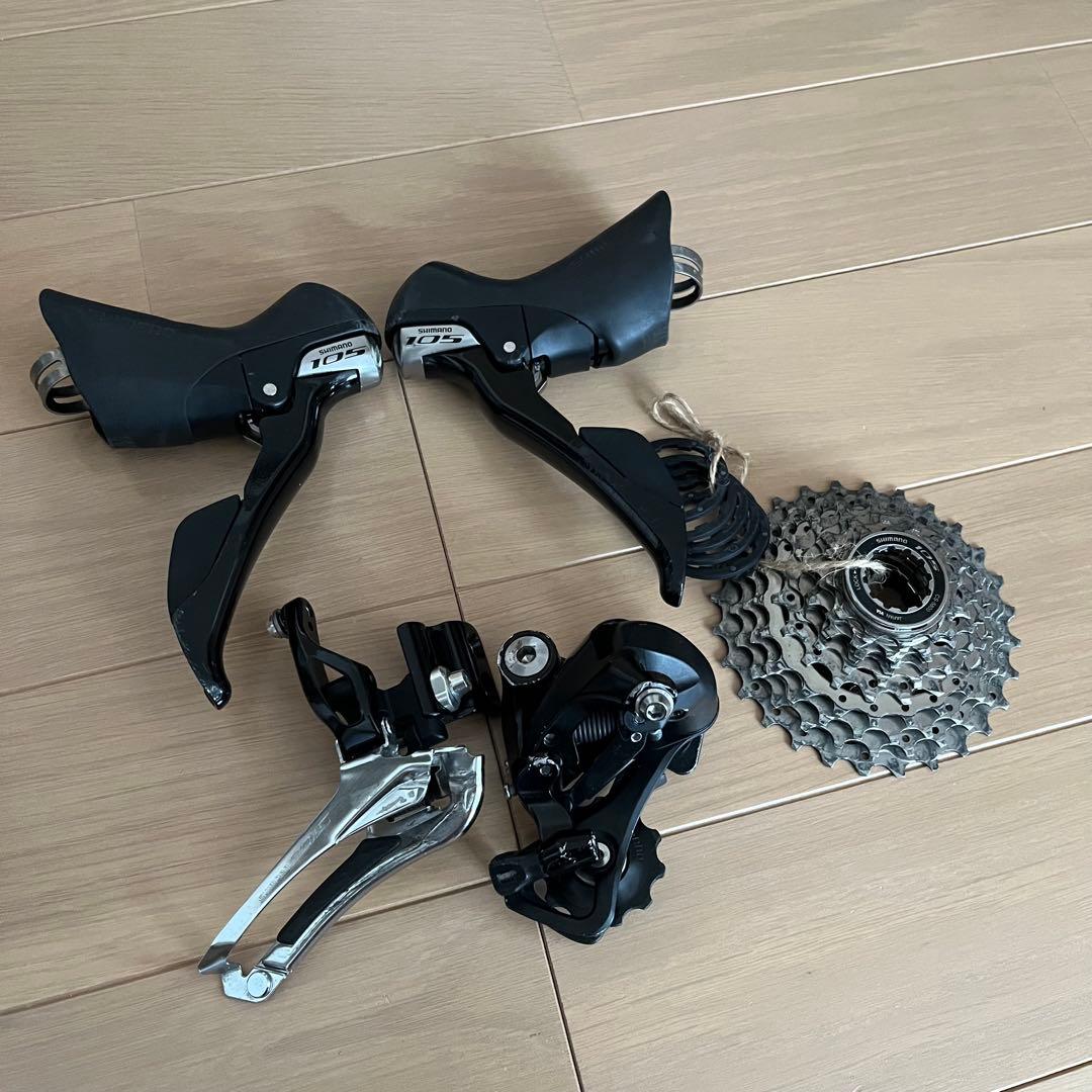 Shimano 105 5800 コンポセットSTIレバー RD FD 11速