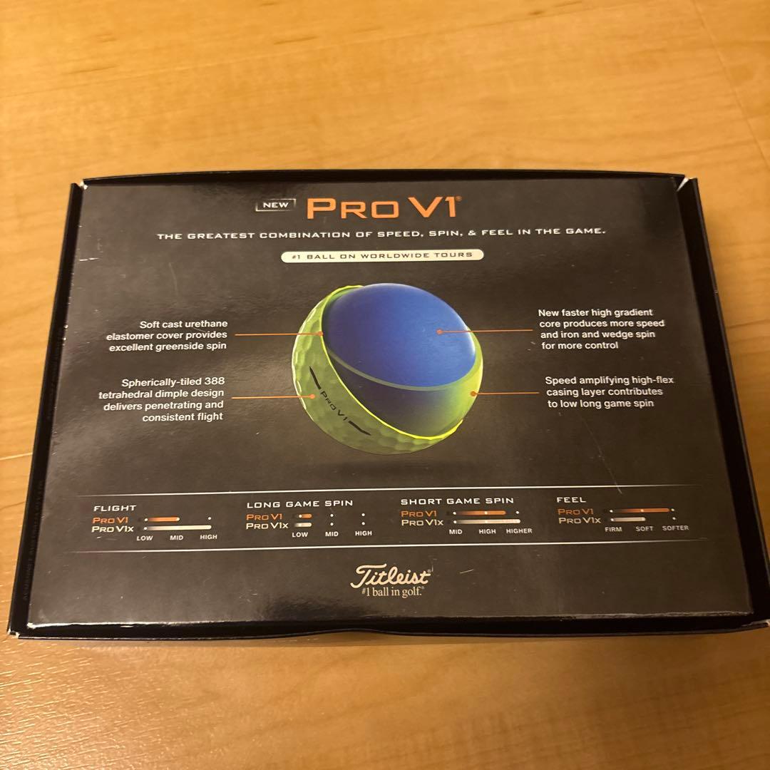 Titleist Pro V1 ゴルフボール イエロー 4ダース