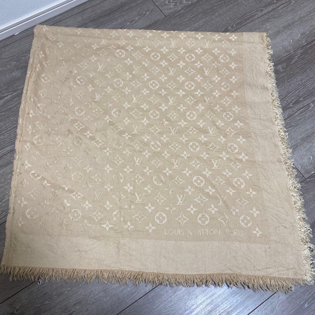 LOUIS VUITTON ルイヴィトン ショール モノグラム ストール 大判