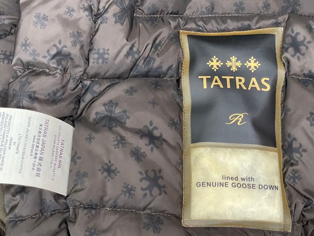sea【極美品】クリーニング済 タトラス ダウンジャケット ガリノーラ　フ