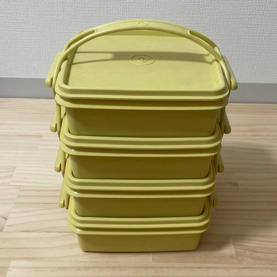 タッパーウェア カルテットTupperware 保存容器 4個 - メルカリ