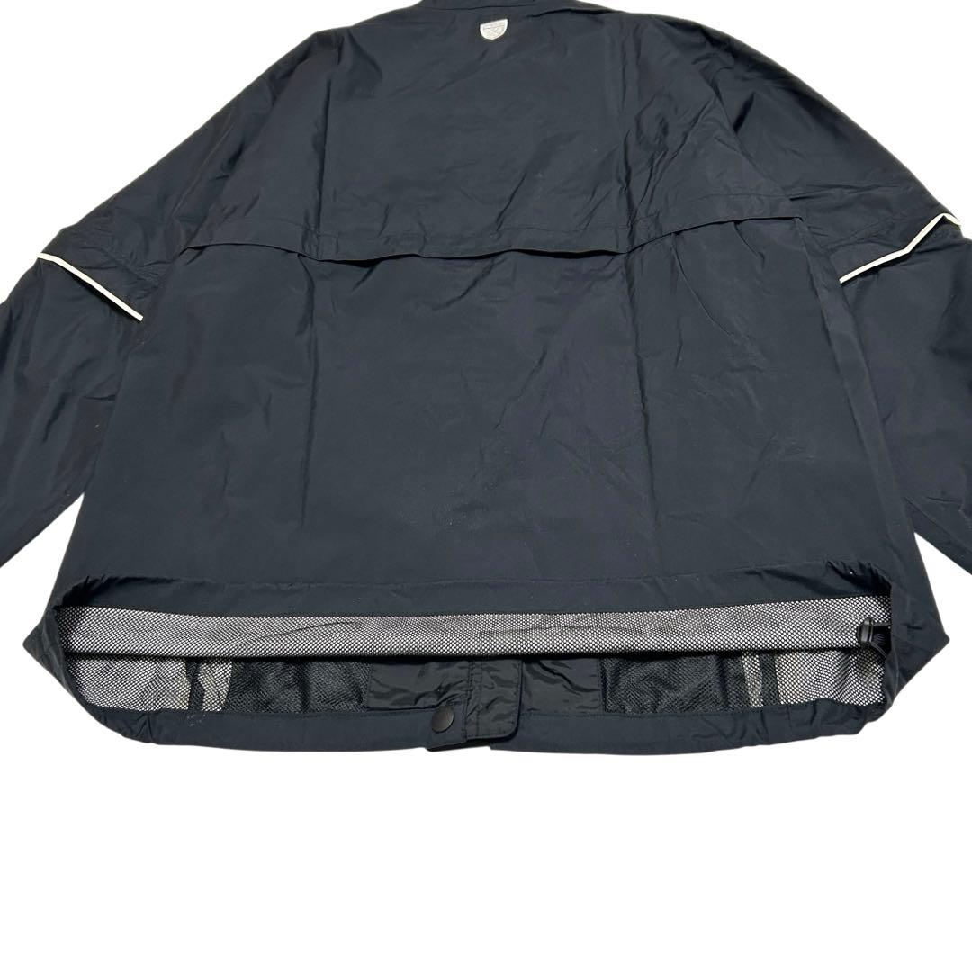 NIKEゴルフ　ブラック　ナイロン ジャケットとパンツセット Mサイズ　A28