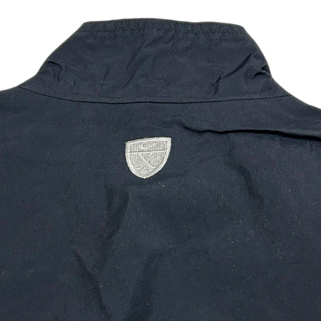 NIKEゴルフ　ブラック　ナイロン ジャケットとパンツセット Mサイズ　A28