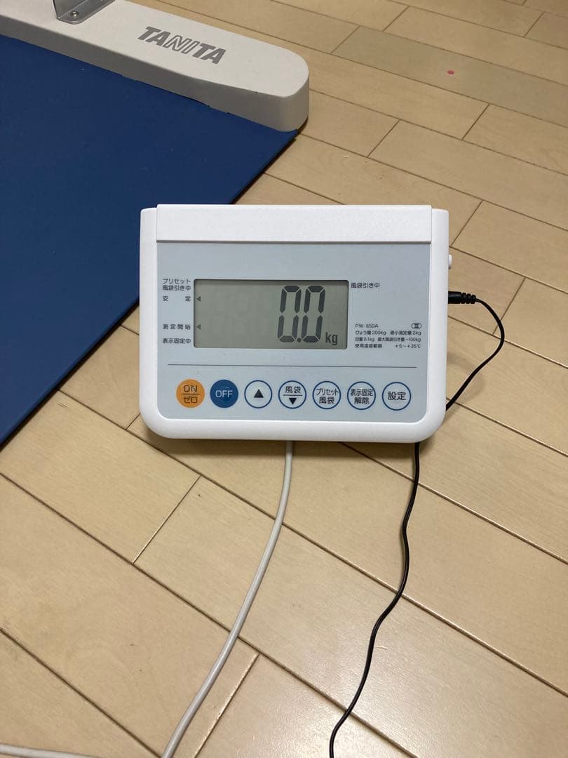 TANITA PW-650A 車椅子用体重計 取扱説明書付き