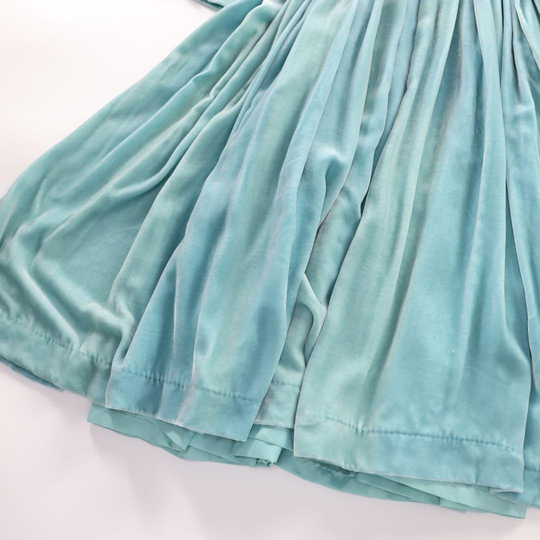 2023AW 未使用　GUCCI グッチ　レア　ベルベット　ドレス　ワンピース