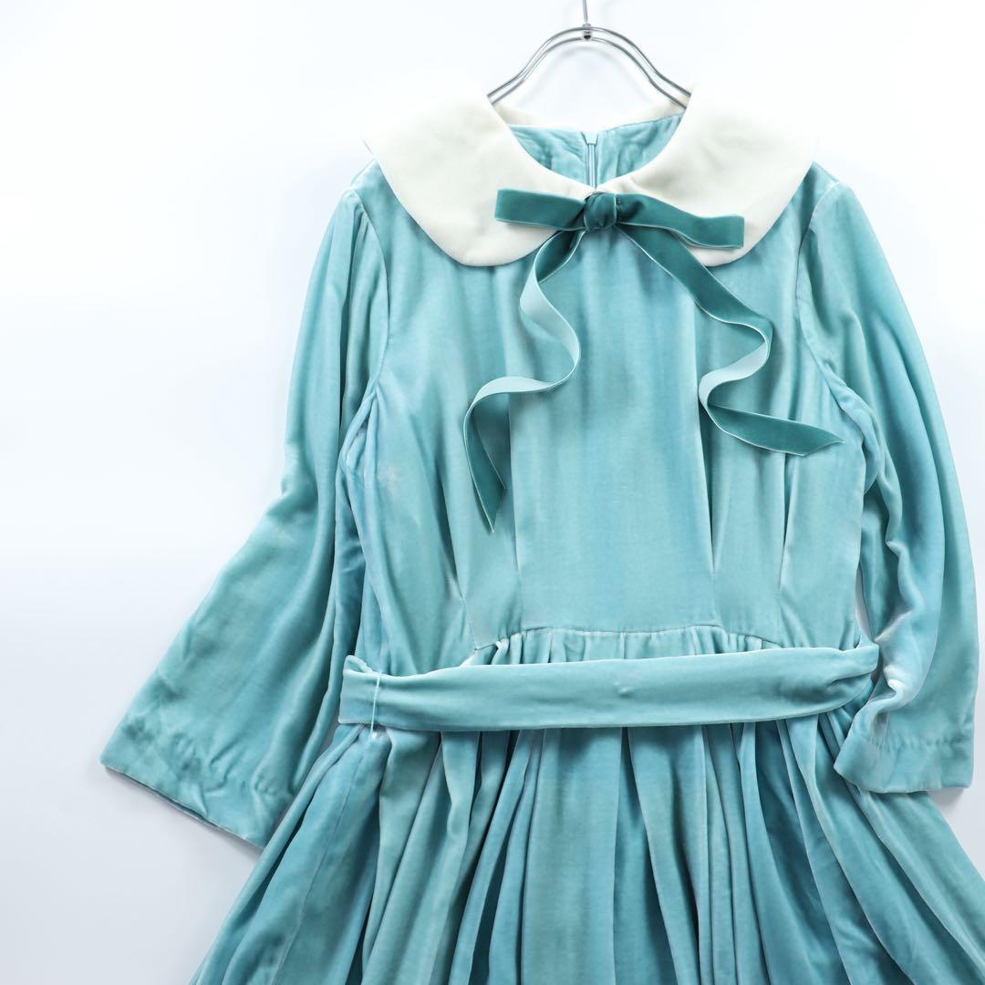 2023AW 未使用　GUCCI グッチ　レア　ベルベット　ドレス　ワンピース