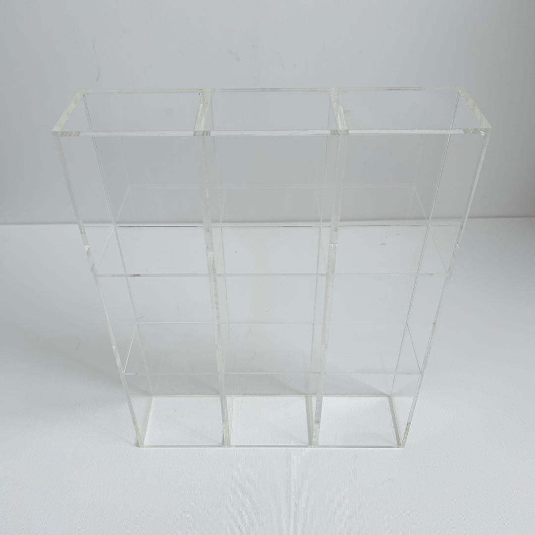 無印良品】3×3 アクリルコレクションボックス/アクリルケース - メルカリ