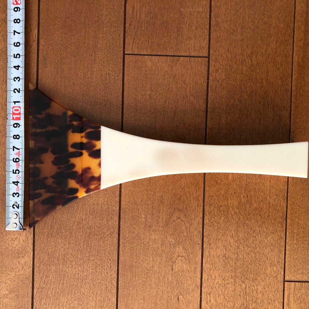 ミクロ様用　三味線　撥　天然素材　収納ケース付き　開き約13cm