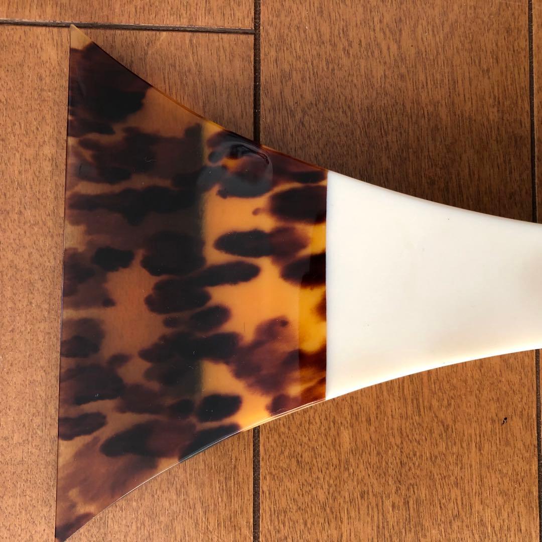 ミクロ様用　三味線　撥　天然素材　収納ケース付き　開き約13cm