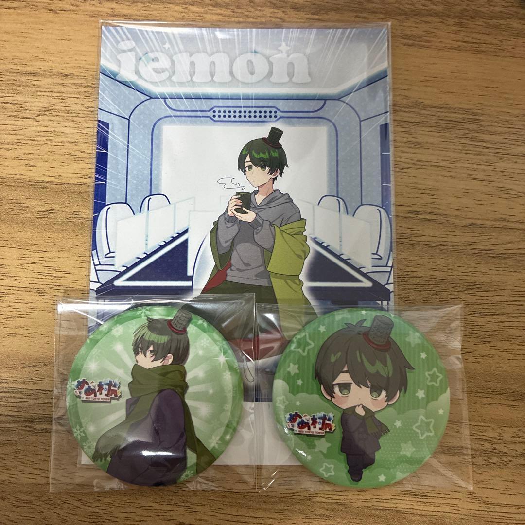 めめ村 iemon 缶バッジ ポストカード RED° 東京タワー ポップアップ