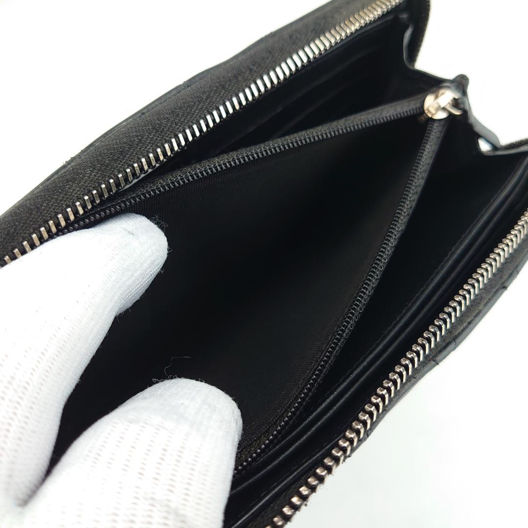 【ムックさま用】シャネル　マトラッセ　ラウンドファスナー長財布　1206