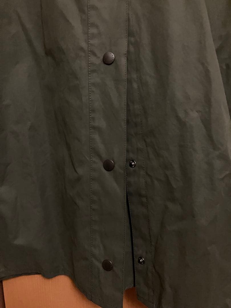 【美品】Barbour Burghley OS ロングコート 40