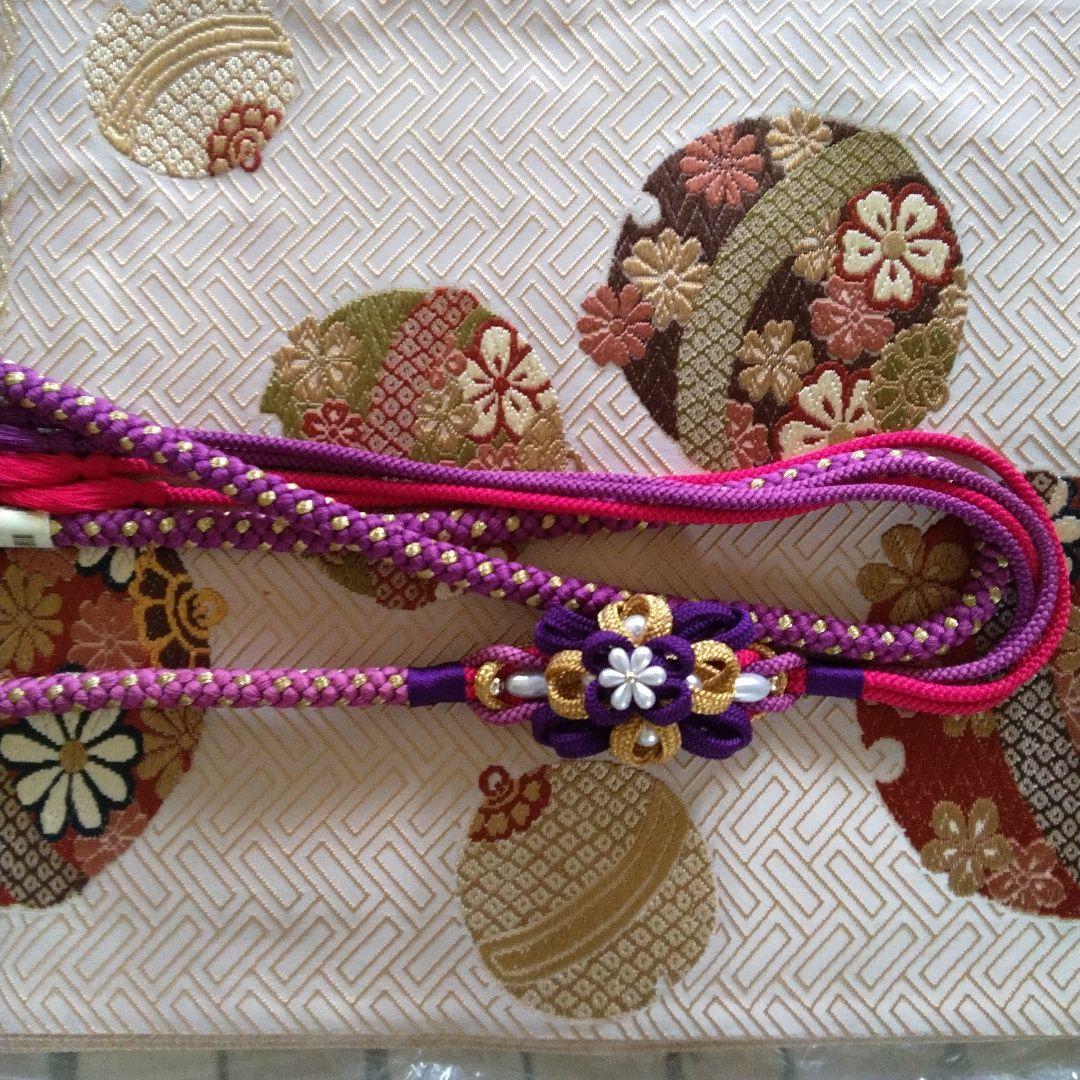 【専用】、正絹振袖、我妻紅型落款、重ね衿帯揚げ帯締め、袋帯、長襦袢★